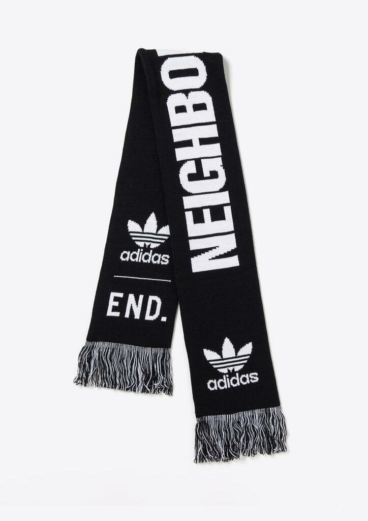 Шарф Neighborhood x END x adidas Supporters Scarf Black/White