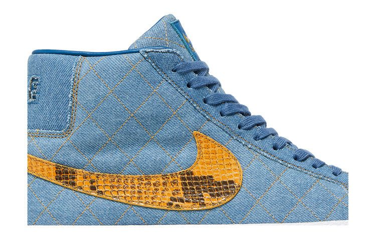Кроссовки Nike Supreme x Zoom Blazer Mid QS SB 'Denim' Sample