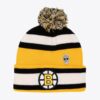 Mitchell-Ness-Gold-Boston-Bruins-1970-Cuffed-Knit-Hat-with-Pom-100x100