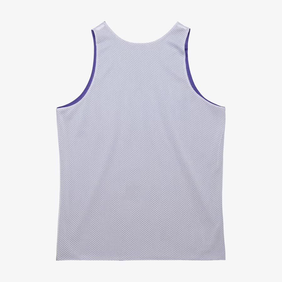 Майка Mitchell & Ness Purple Milwaukee Bucks Vintage Logo Mesh Practice Tank Top