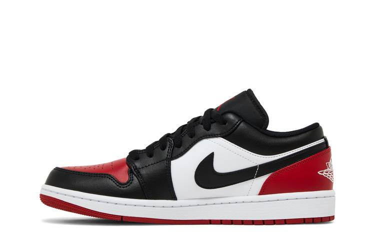 Кроссовки Air Jordan 1 Low 'Bred Toe 2.0'