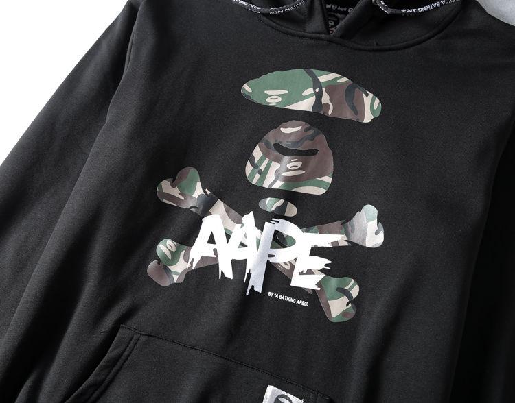 Худи AAPE Camo Black Hoodie
