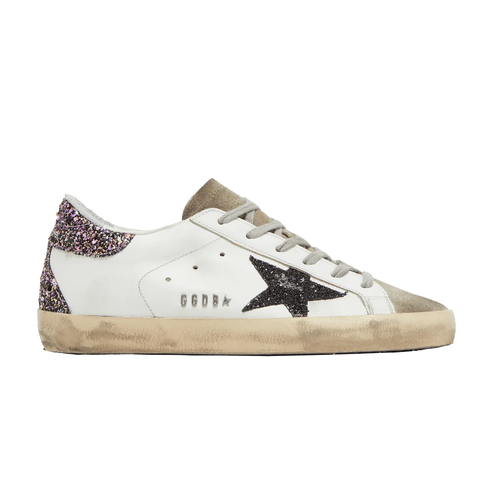 Krossovki-Golden-Goose-Wmns-Superstar-White-Black-Glitter