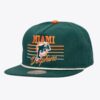 Mitchell-Ness-Aqua-Miami-Dolphins-Radiant-Lines-Deadstock-Snapback-Hat-100x100