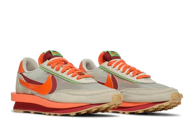 Krossovki-sacai-x-Clot-x-Nike-LDWaffle-Net-Orange-Blaze-7