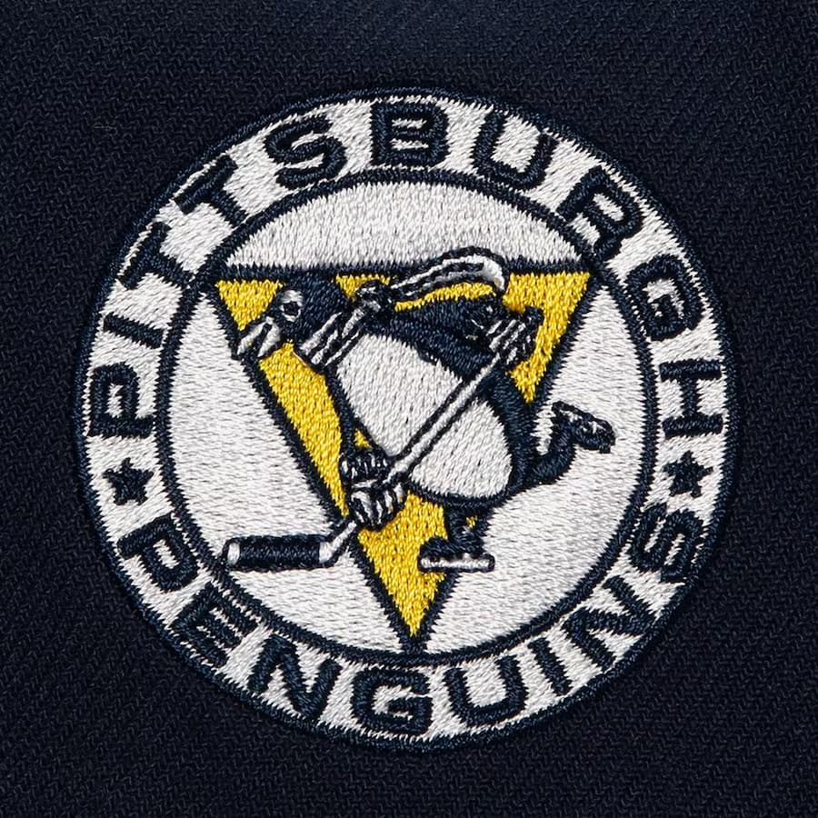 Бейсболка Mitchell & Ness Navy Pittsburgh Penguins Retro Sport Vintage Snapback Hat