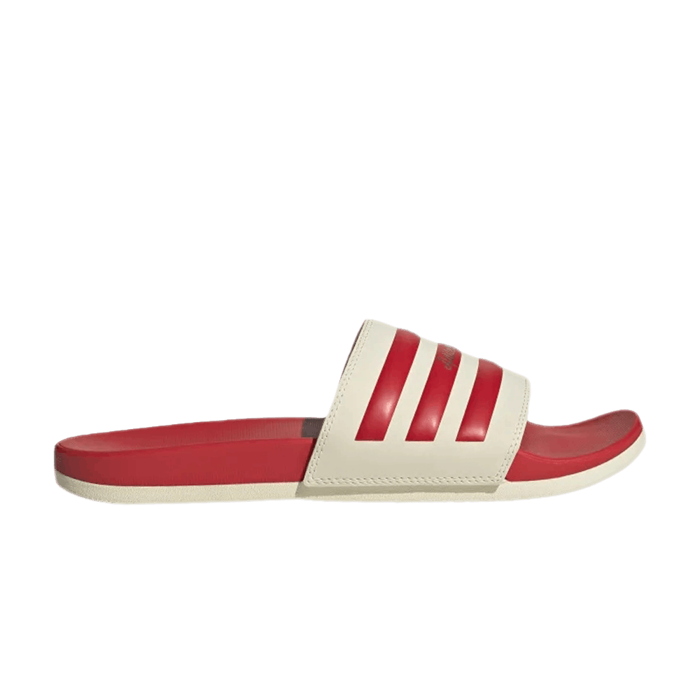Adidas Adilette Comfort Slide 'Wonder White Vivid Red'
