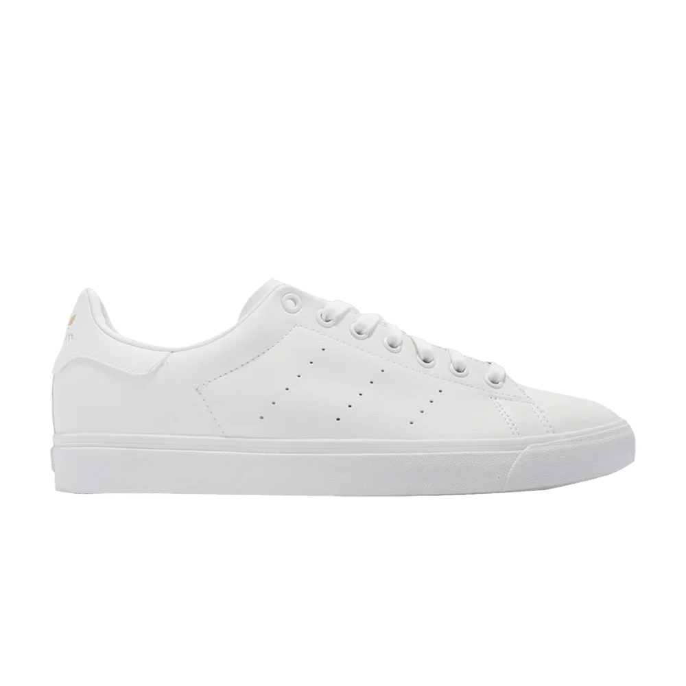 Krossovki-Adidas-Stan-Smith-Vulc-White-Gold-Metallic