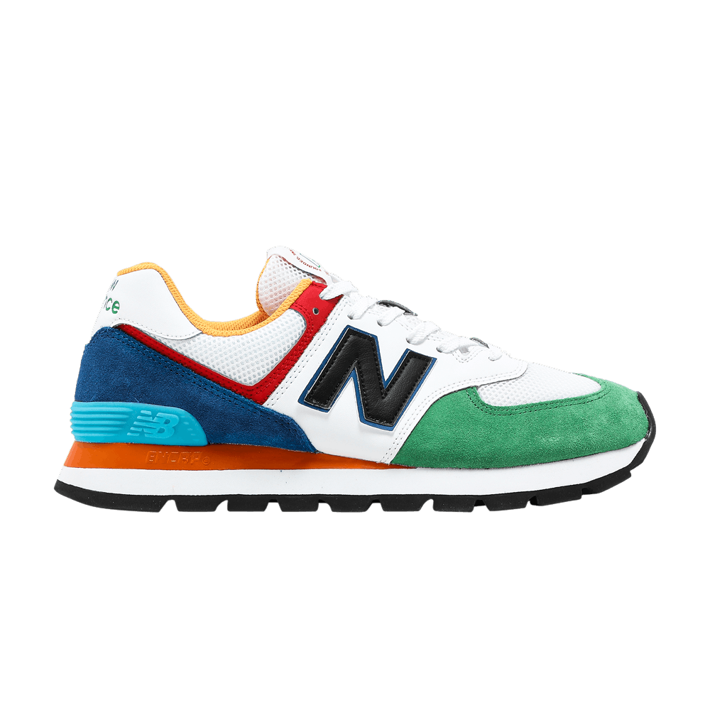 Кроссовки New Balance 574 Rugged 'White Varsity Green'