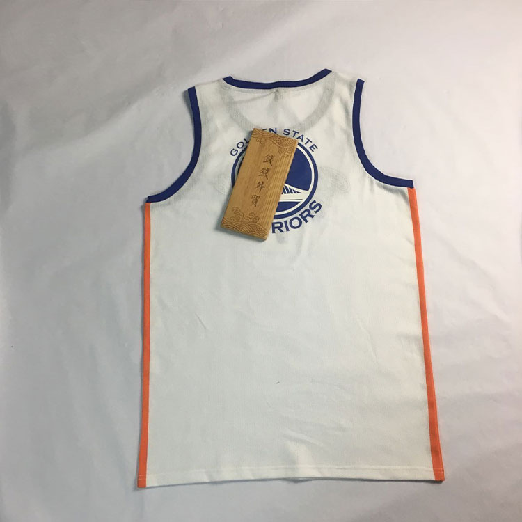 Спортивная майка 2018 Golden State Warriors Retro Style White