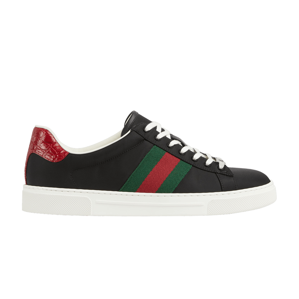 Кроссовки Gucci Ace Sneaker 'Black Nylon'