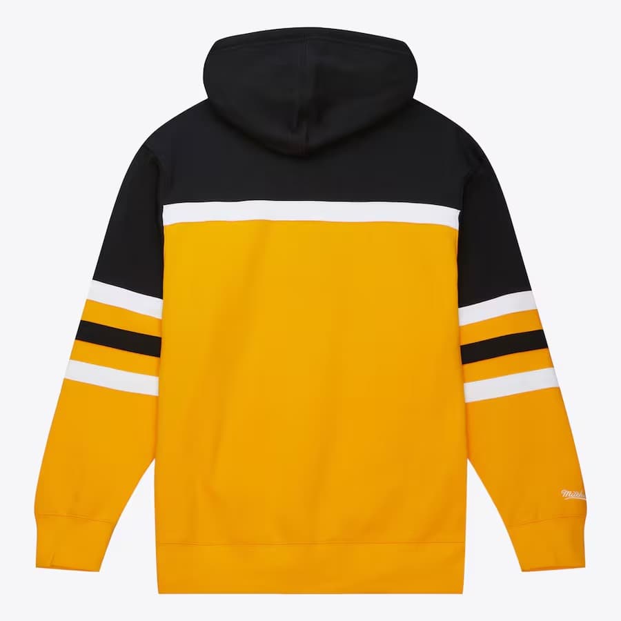Худи Mitchell & Ness Gold Pittsburgh Penguins Head Coach Pullover Hoodie