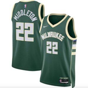 2022-23-Milwaukee-Bucks-22-Khris-Middleton-Swingman-Icon-Green-Jersey-1-300x300