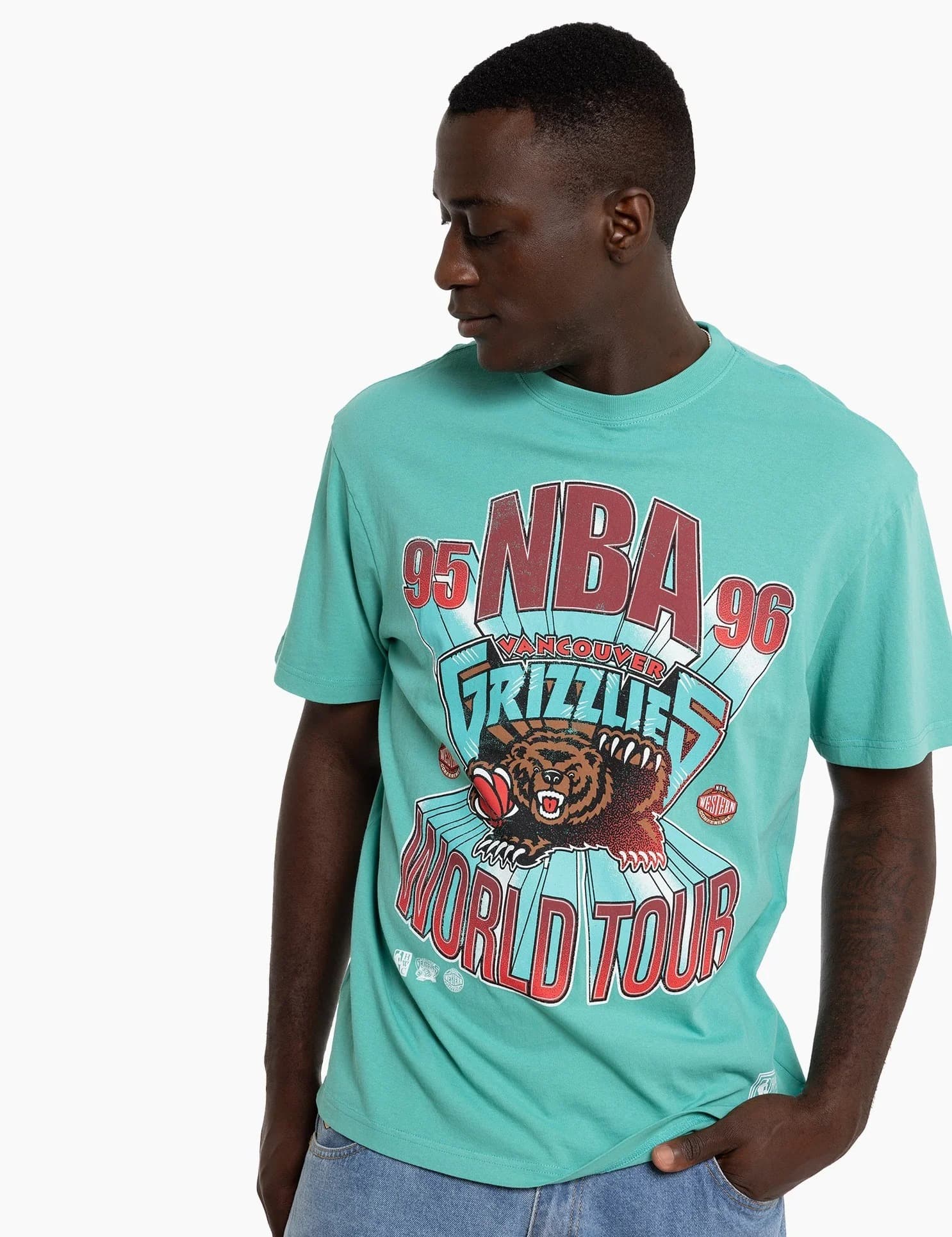 Футболка Mitchell & Ness Vancouver Grizzlies Vintage Bust Out T-Shirt
