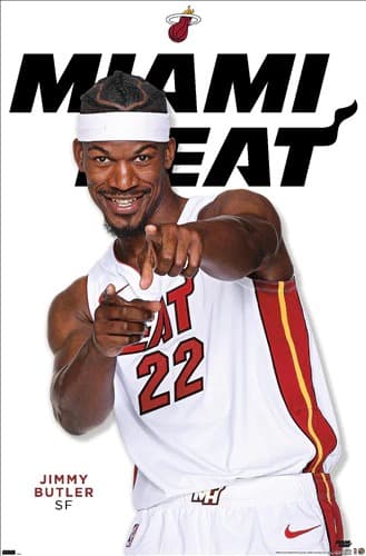 Настенный постер Jimmy Butler Miami Heat NBA Wall Poster