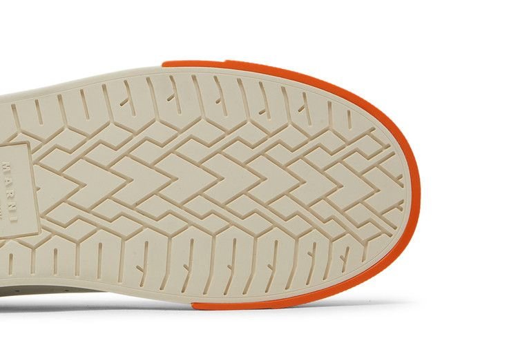 Кроссовки Marni Dada Bumper Sneaker 'Lily White Orange'