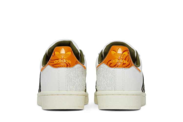 Кроссовки Adidas Superstar 'Bandana - Off White Focus Orange'