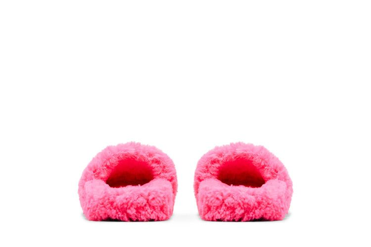 Balenciaga Wmns Furry Slides 'Faux Fur - Hot Pink'