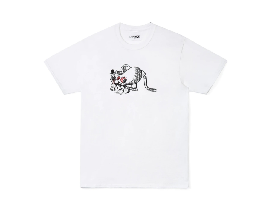 Футболка Awake x Dover Street Market Year of the Rat T-Shirt White