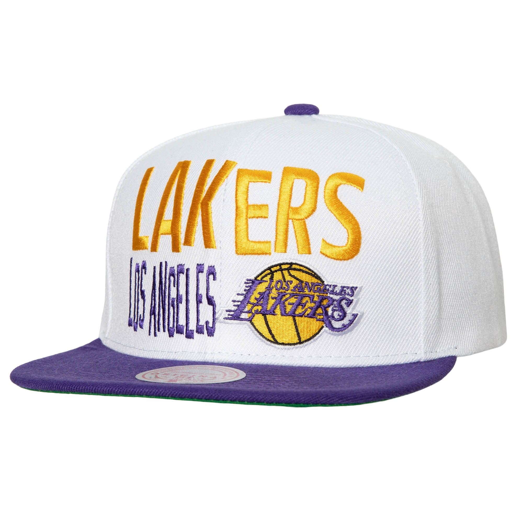 Бейсболка Mitchell & Ness Toss Up Snapback Los Angeles Lakers Hat