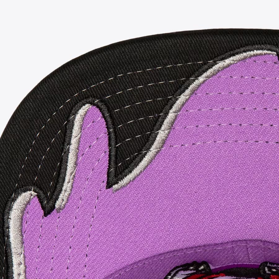 Бейсболка Mitchell & Ness Purple Toronto Raptors Hardwood Classics Rising Tide OG Snapback Hat