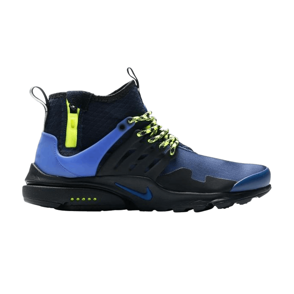 Кроссовки Nike Air Presto Mid Utility 'Navy Volt'