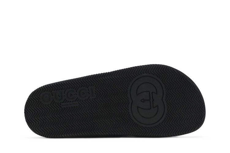 Кроссовки Gucci Rubber Slide 'Green Red'