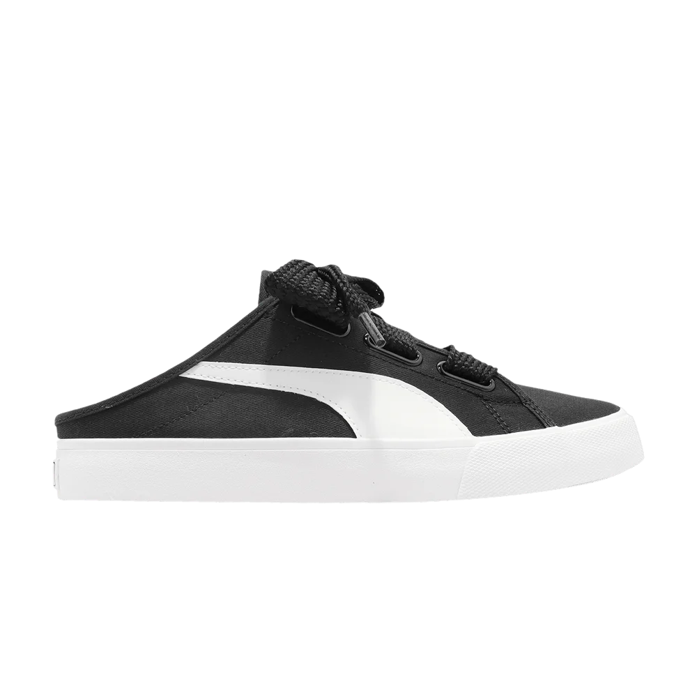 Puma-Wmns-Bari-Mule-Ribbon-Black-White