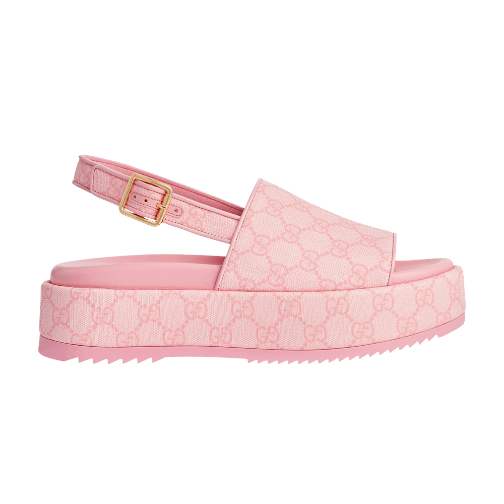 Сандалии Gucci Wmns Platform GG Sandal 'Pink'