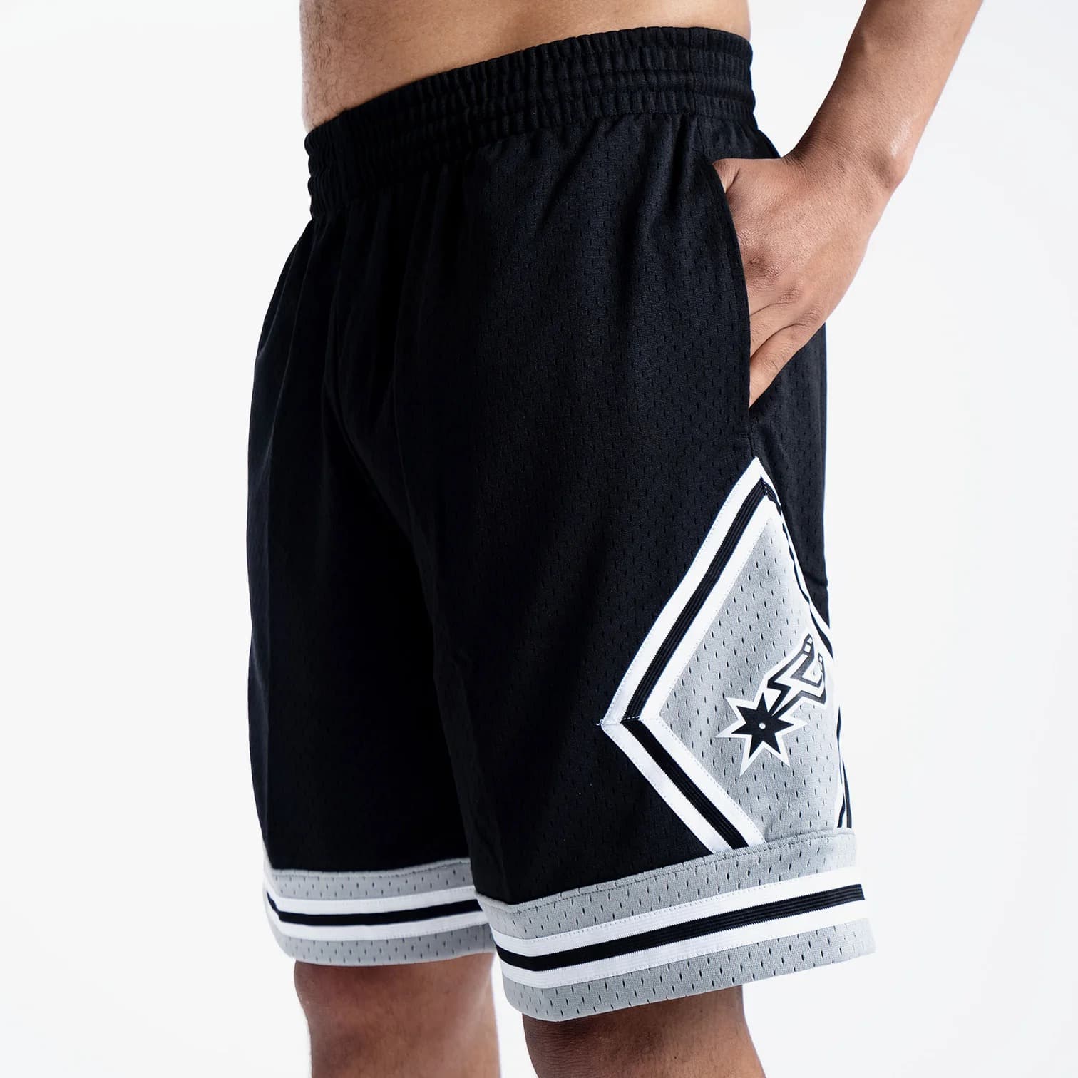 Спортивные шорты Mitchell & Ness San Antonio Spurs 1977-78 Hardwood Classics Throwback Swingman NBA Shorts