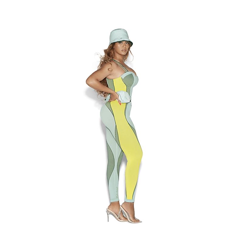 Комбинезон adidas Ivy Park Knit Catsuit Green Tint/Dark Green/Yellow Tint
