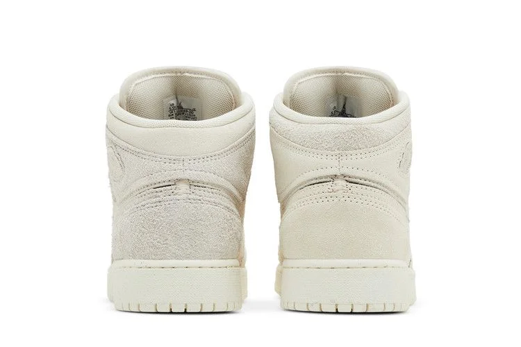 Кроссовки Air Jordan 1 Mid SE Craft GS 'Pale Ivory'