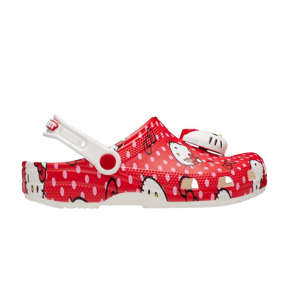 Кроссовки Crocs Hello Kitty x Classic Clog 'Red Polka Dots'