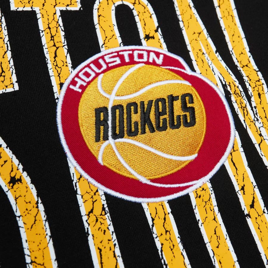 Худи Mitchell & Ness Black Houston Rockets Team OG Fleece Pullover Hoodie