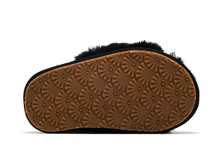 Кроссовки UGG Fluff Yeah Slide Toddler 'Black'