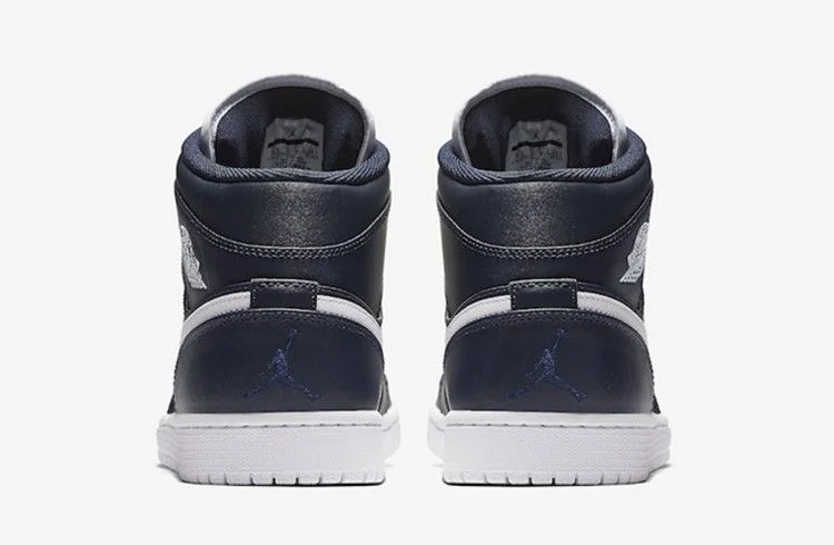 Кроссовки Air Jordan 1 Retro Mid 'Obsidian'