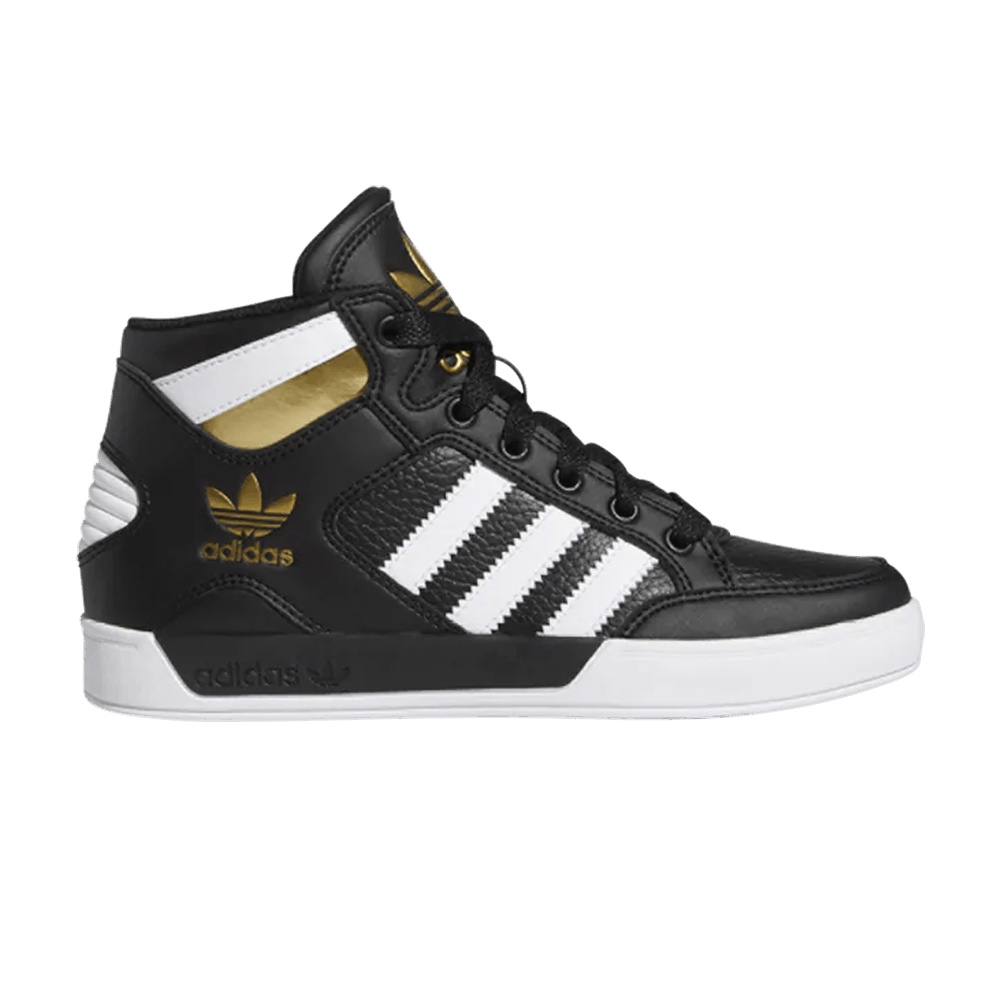 Кроссовки Adidas Hard Court High J 'Black Gold'