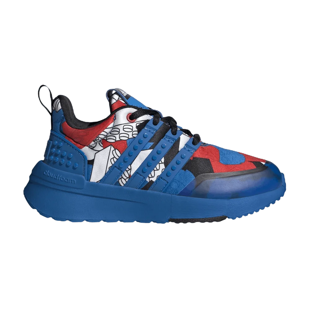 Кроссовки LEGO x adidas Racer TR J 'White Shock Blue'