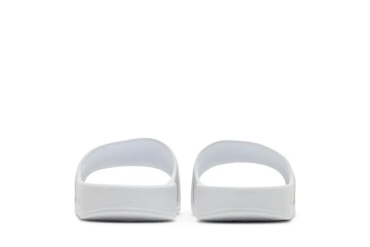 Adidas Adilette Aqua Slides 'White Platinum Metallic'