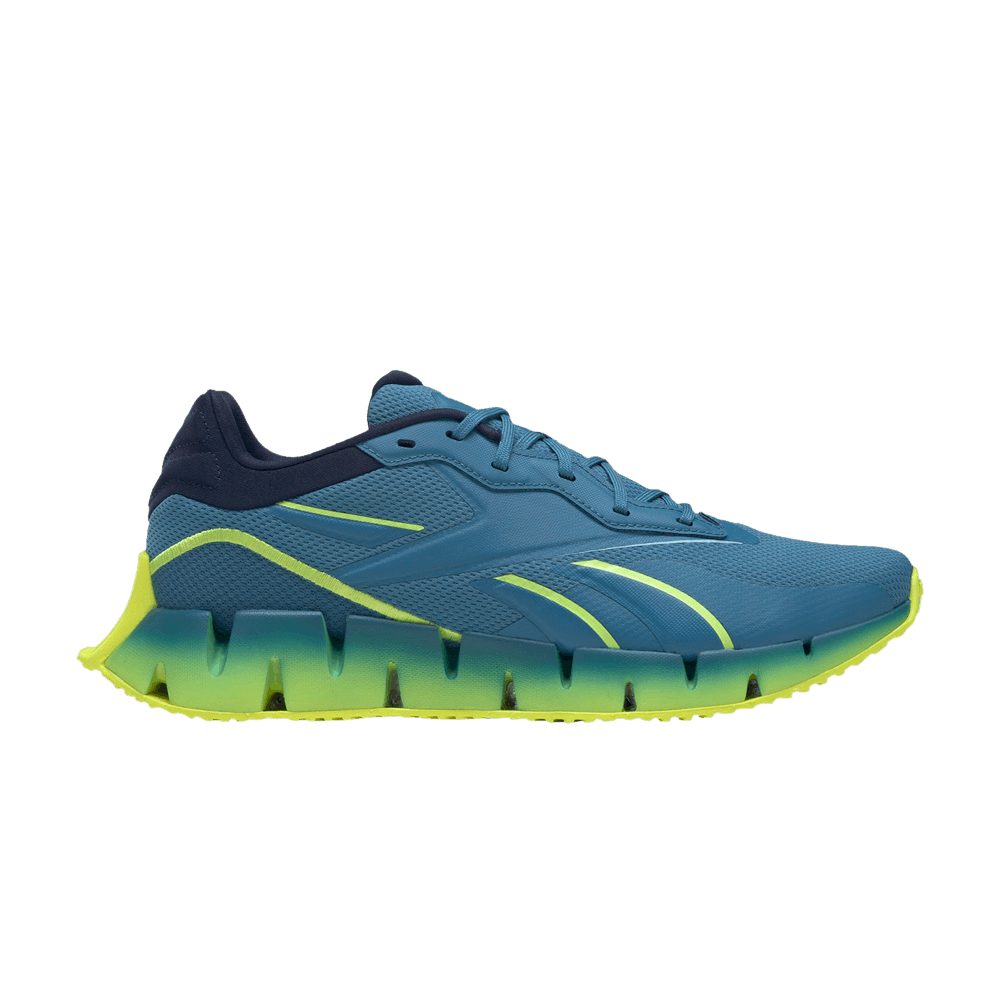 Кроссовки Reebok Zig Dynamica 4 'Steely Blue Acid Yellow'