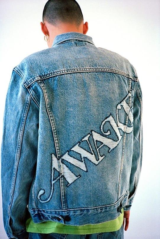 Джинсовая куртка Awake x Carlton Yaito Jean Jacket Blue