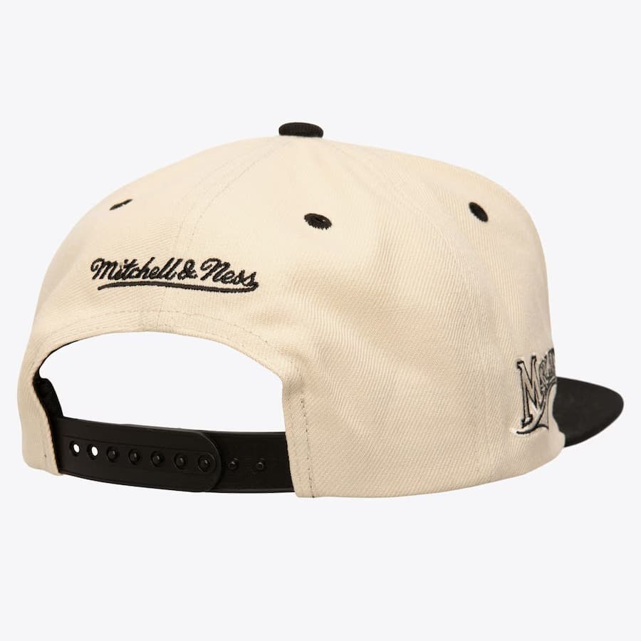 Бейсболка Mitchell & Ness Off White Florida Marlins Cooperstown Collection Snapback Hat