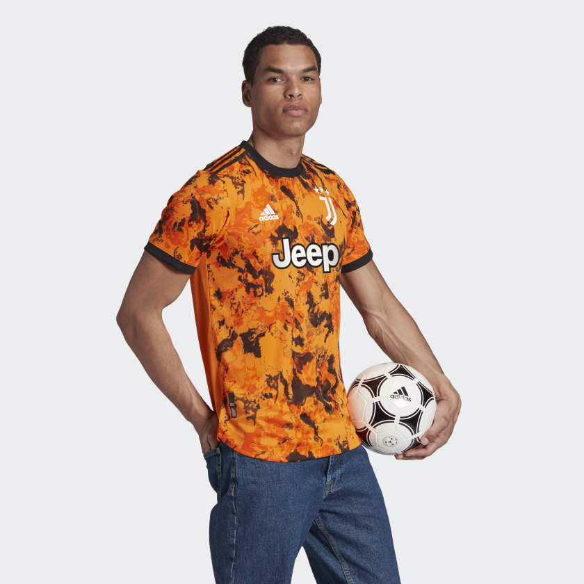 Футболка adidas Juventus Maglia Gara Third Authentic 2020/21 Jersey Orange