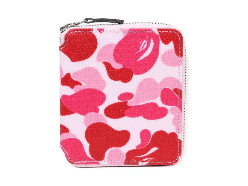 Бумажник BAPE Abc Canvas Wallet (M) (M) Pink