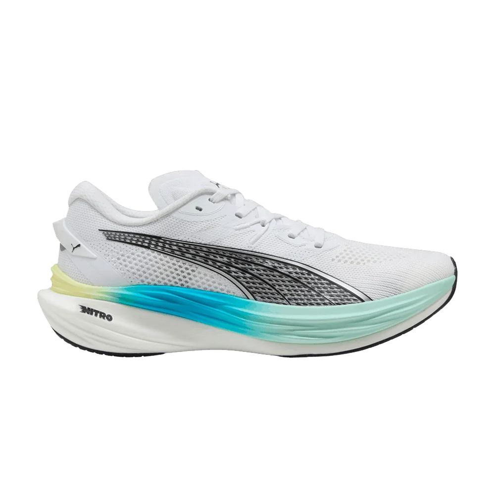 Кроссовки Puma Deviate Nitro 3 Wide 'White Speed Blue'
