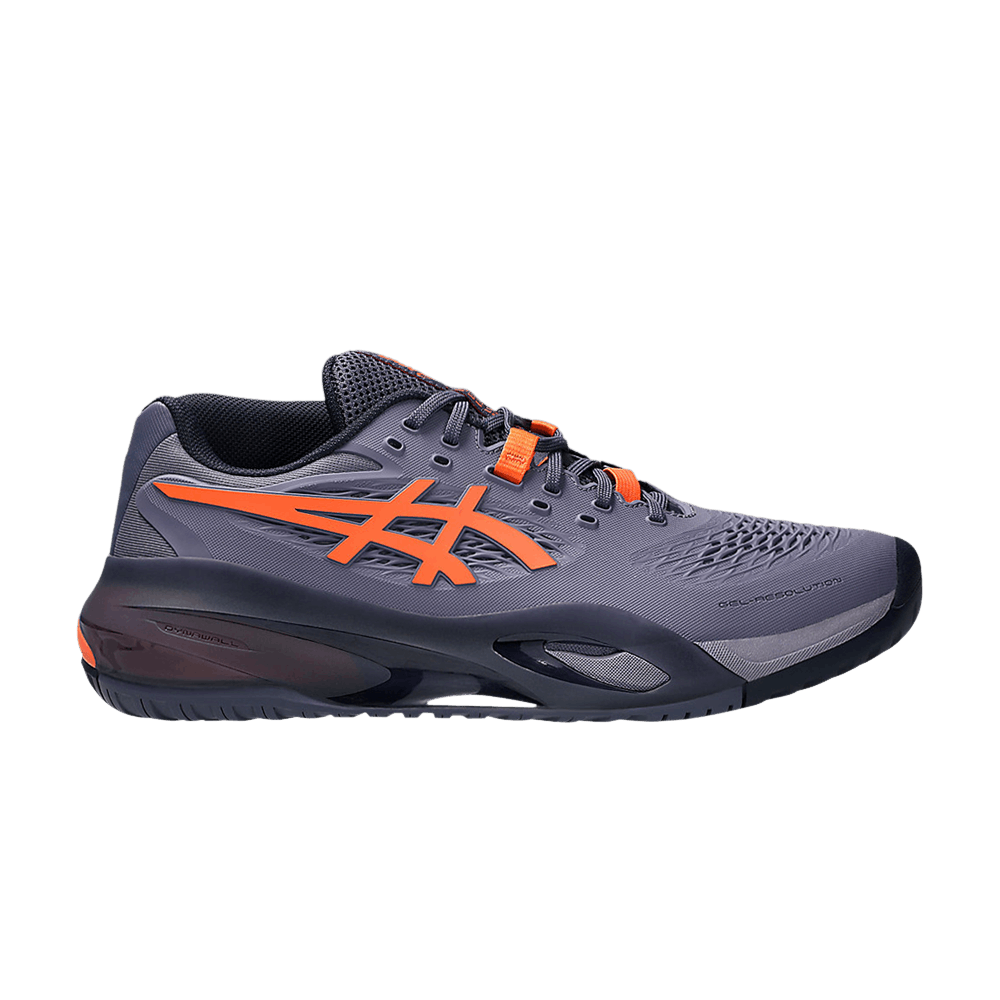 Кроссовки ASICS Gel Resolution X Wide 'Greyish Purple Nova Orange'
