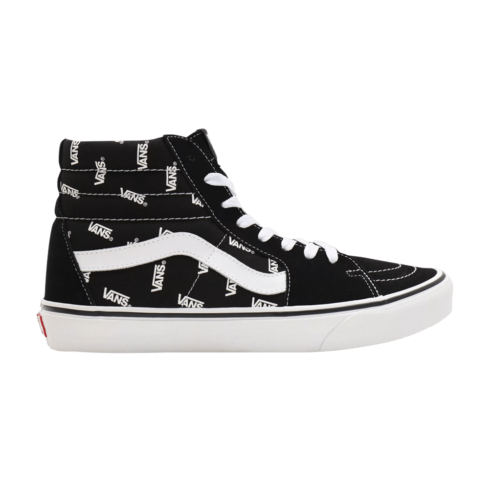 Кроссовки Sk8-Hi 'Vans Allover Logo - Black'