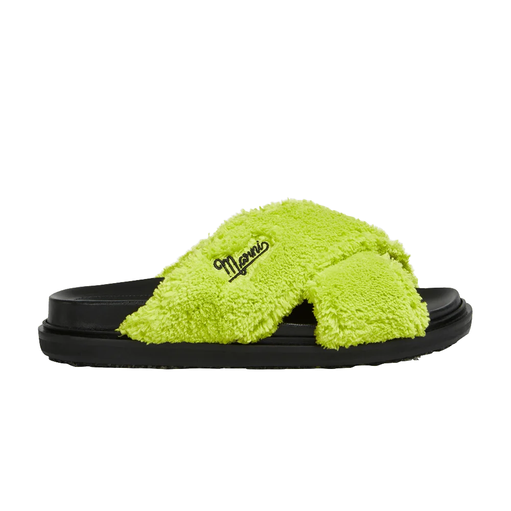 Krossovki-Marni-Wmns-Fussbett-Sabot-Green-Chartreuse