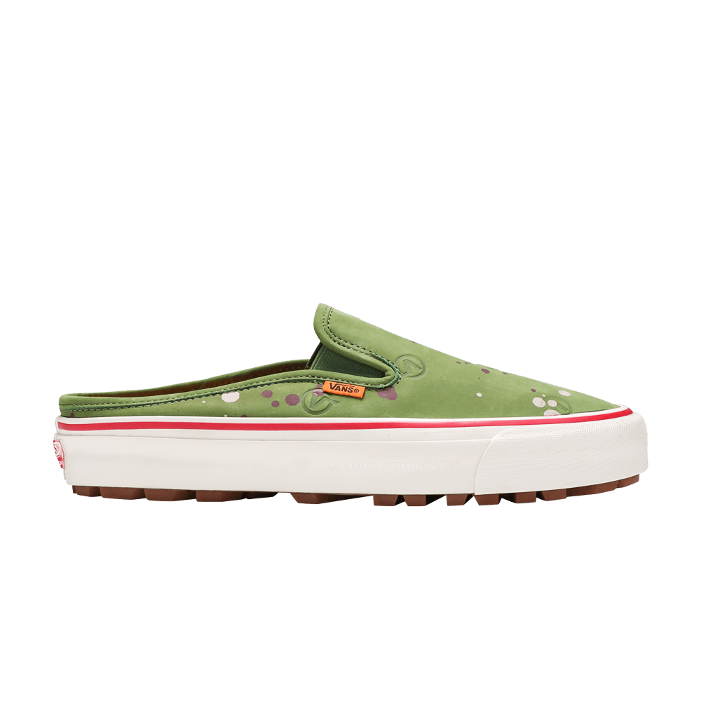 Кроссовки Vans LQQK Studios x OG Mule LX 'Circle V - Splatter Green'