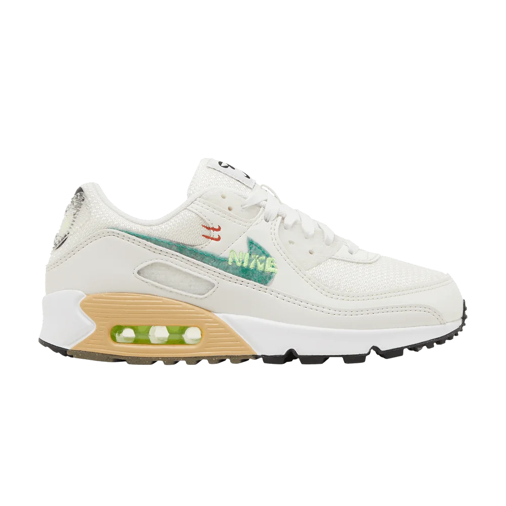 Krossovki-Nike-Wmns-Air-Max-90-SE-White-Neptune-Green